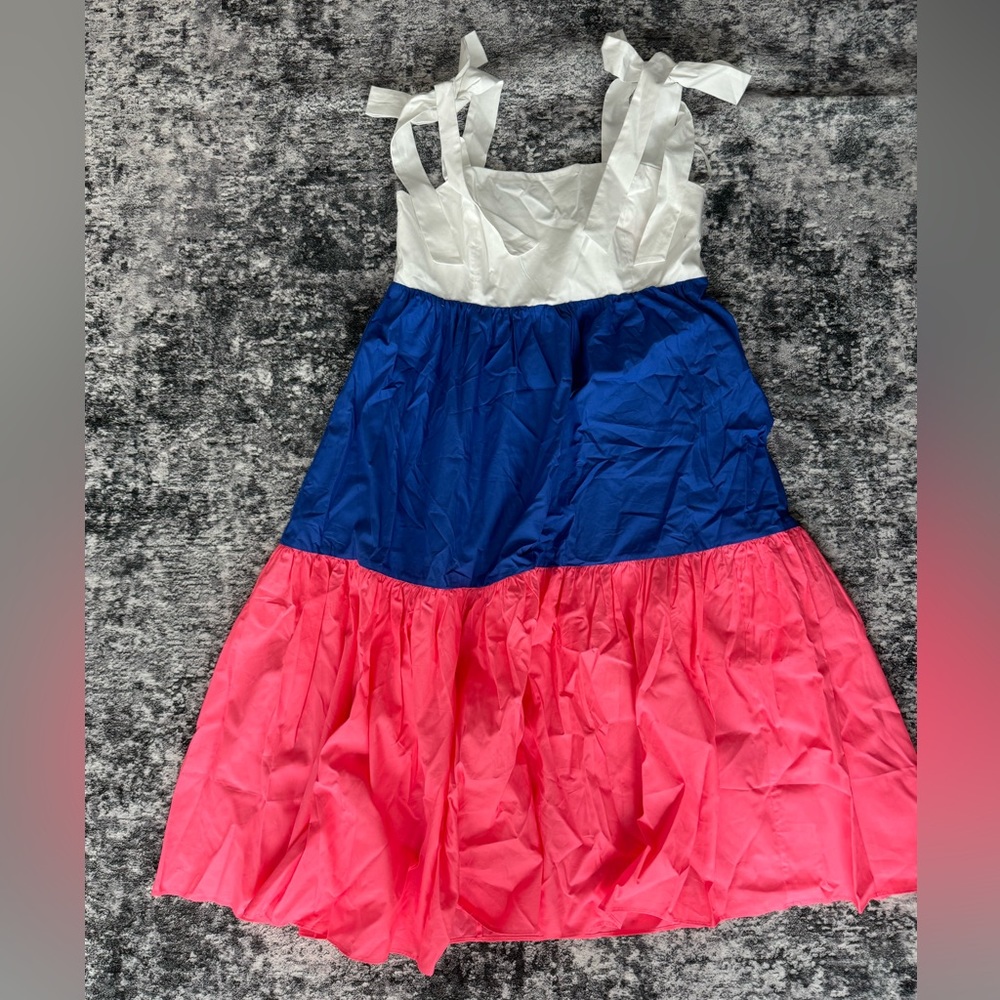 Lilly Pulitzer bright multicolored/tiered dress